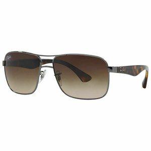 Ray-Ban Aviator Sunglasses W/Brown Gradient Lens